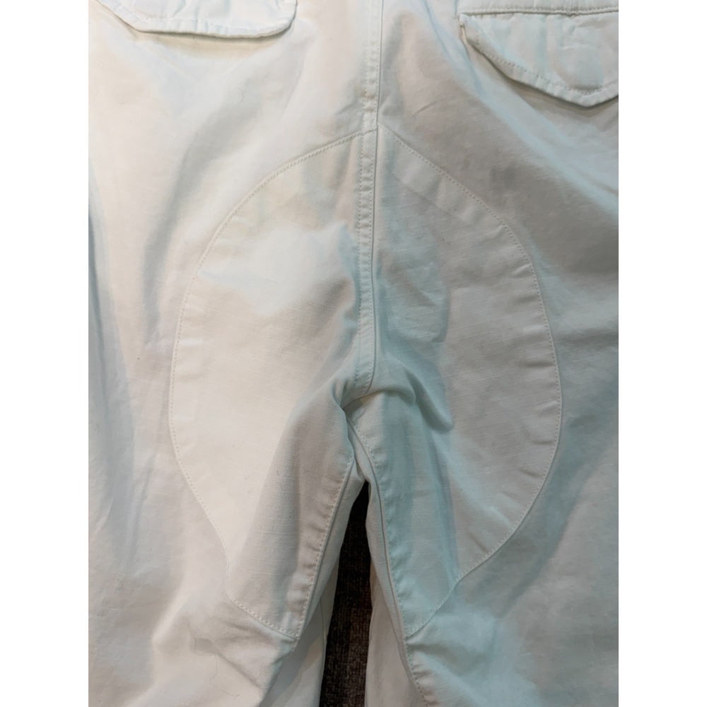Polo Ralph Lauren Utility Surplus Cargo Shorts White Relaxed Fit 32 - Picture 9 of 16